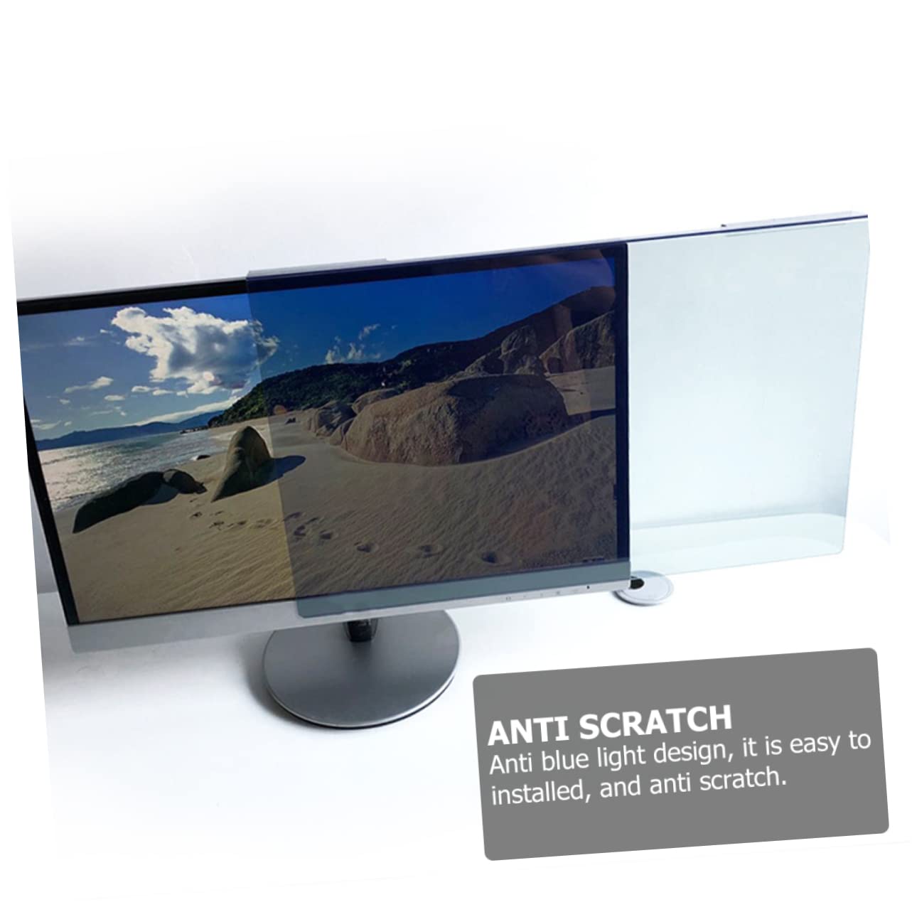 Pellicola Protettiva per Schermo Laptop Trasparente Anti-graffio | Televisore Lcd, Tecnologia Nano-ottica Giapponese Tensen, Protezione Occhi