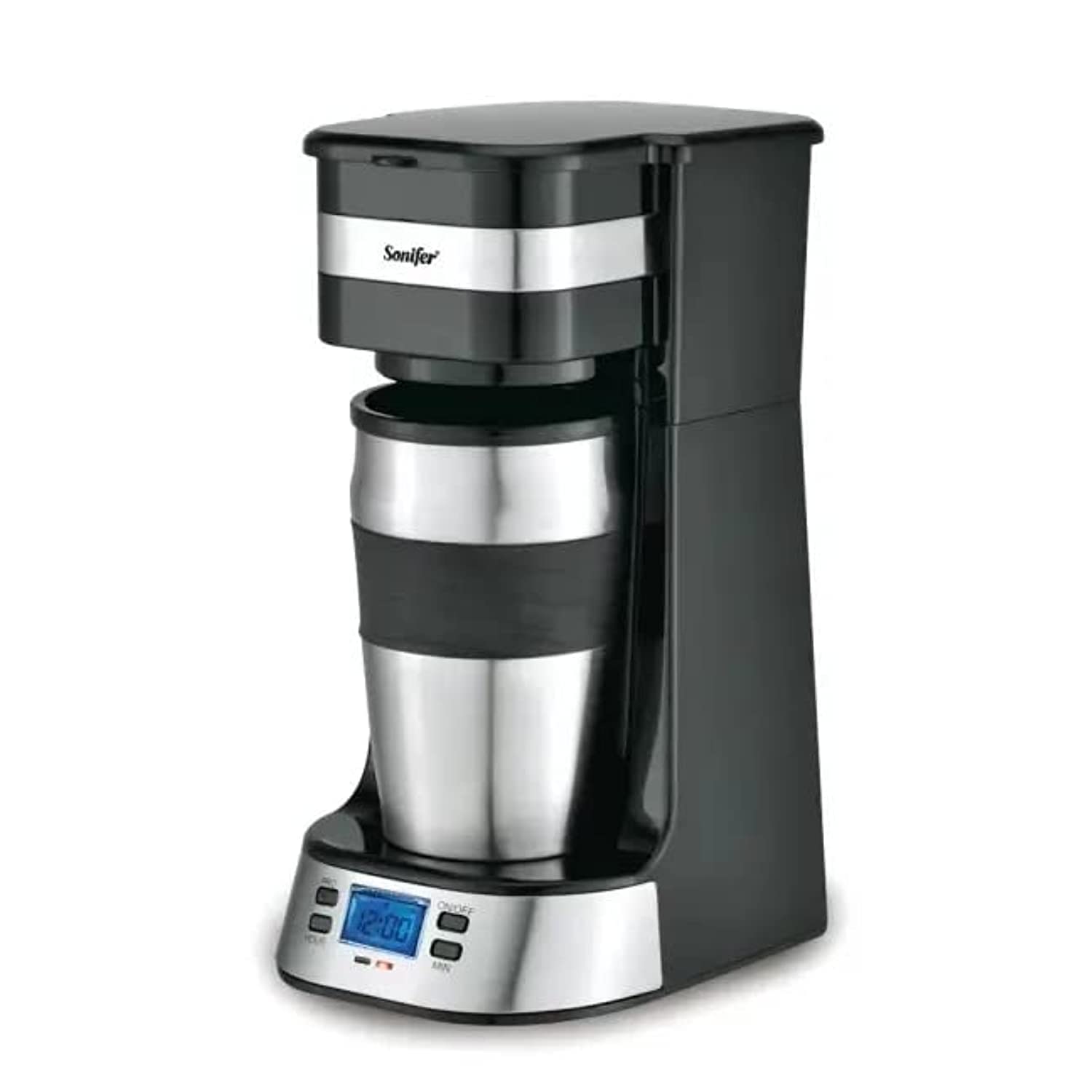 SoniferSF-3566 New Home Appliance Small LCD Display Smart Fully Automatic Single Cup Electric Dripper Coffee Maker