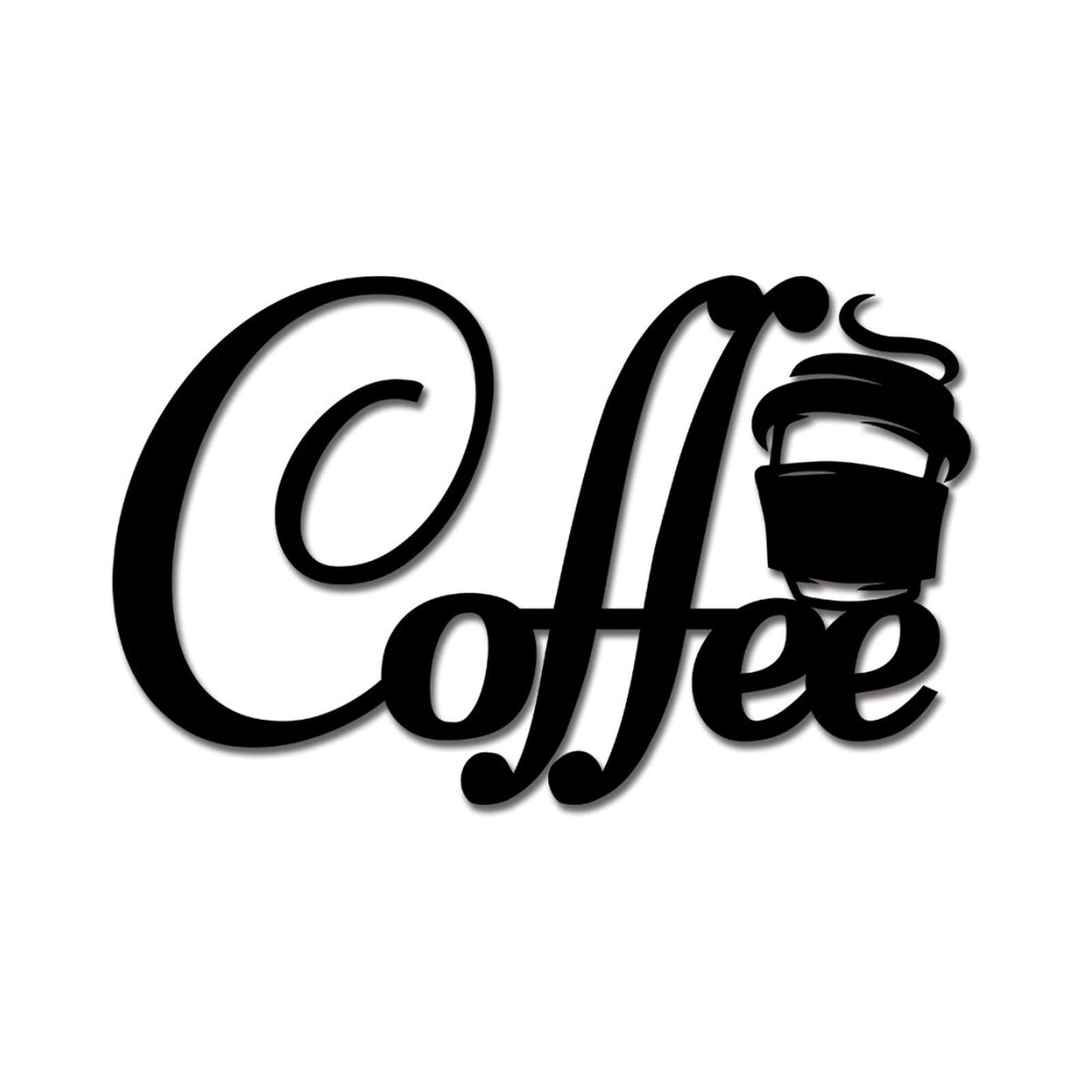 Plaque en métal pour café : habillez un mur vide de cuisine ou restaurant