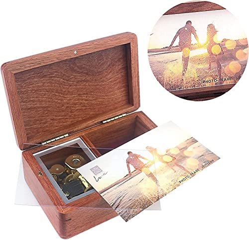 Caja musical de joyería para decoración de dormitorios con marco largo 7