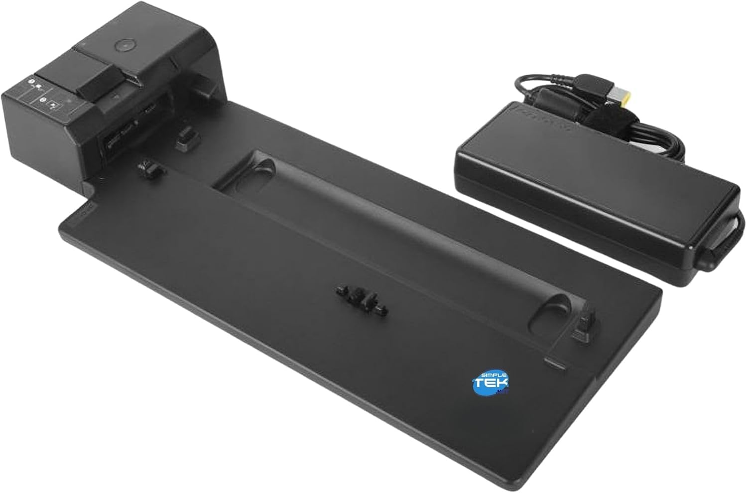 SIMPLETEK - Docking Station Professionale con Alimentatore | Compatibile con L14 Gen1, L15 Gen1, T14 Gen1/Gen2 | Uscite Video e USB Multiple (Ricondizionato)