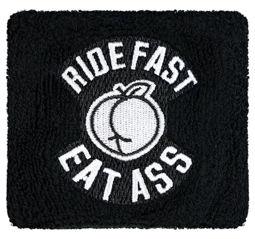 Brake Fluid Reservoir Cover Sock for Motorcycles Sporbikes and Gifts by Moto Loot (Ride Fast Eat Ass)