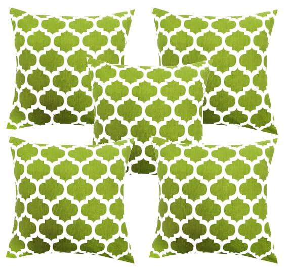 PINK PARROT Printed Cotton Cushion Cover 18x18inch Set of 5 pcs -P1 (B0CZXMTVYZ) Amazon Price History, Amazon Price Tracker