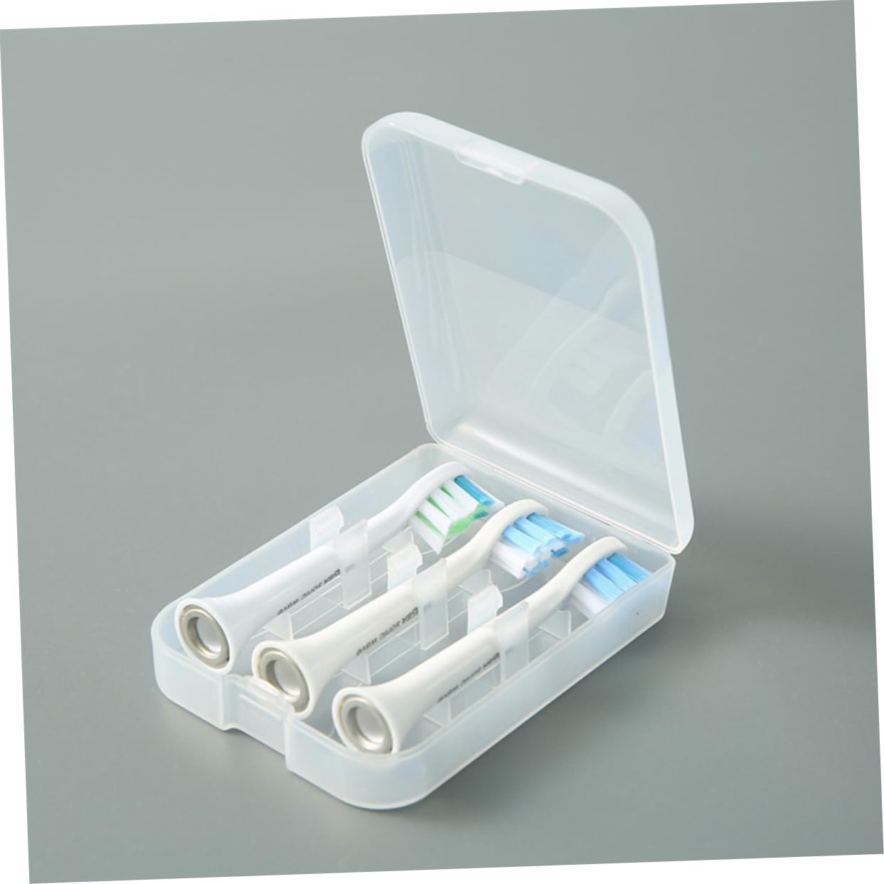 FRCOLOR 20stücke Zahnbürstenkopf Aufbewahrungsbox Tragbarer Staubdichter Behälter Für Elektrische Zahnbürstenköpfe Für Reisen Und Reisebedarf