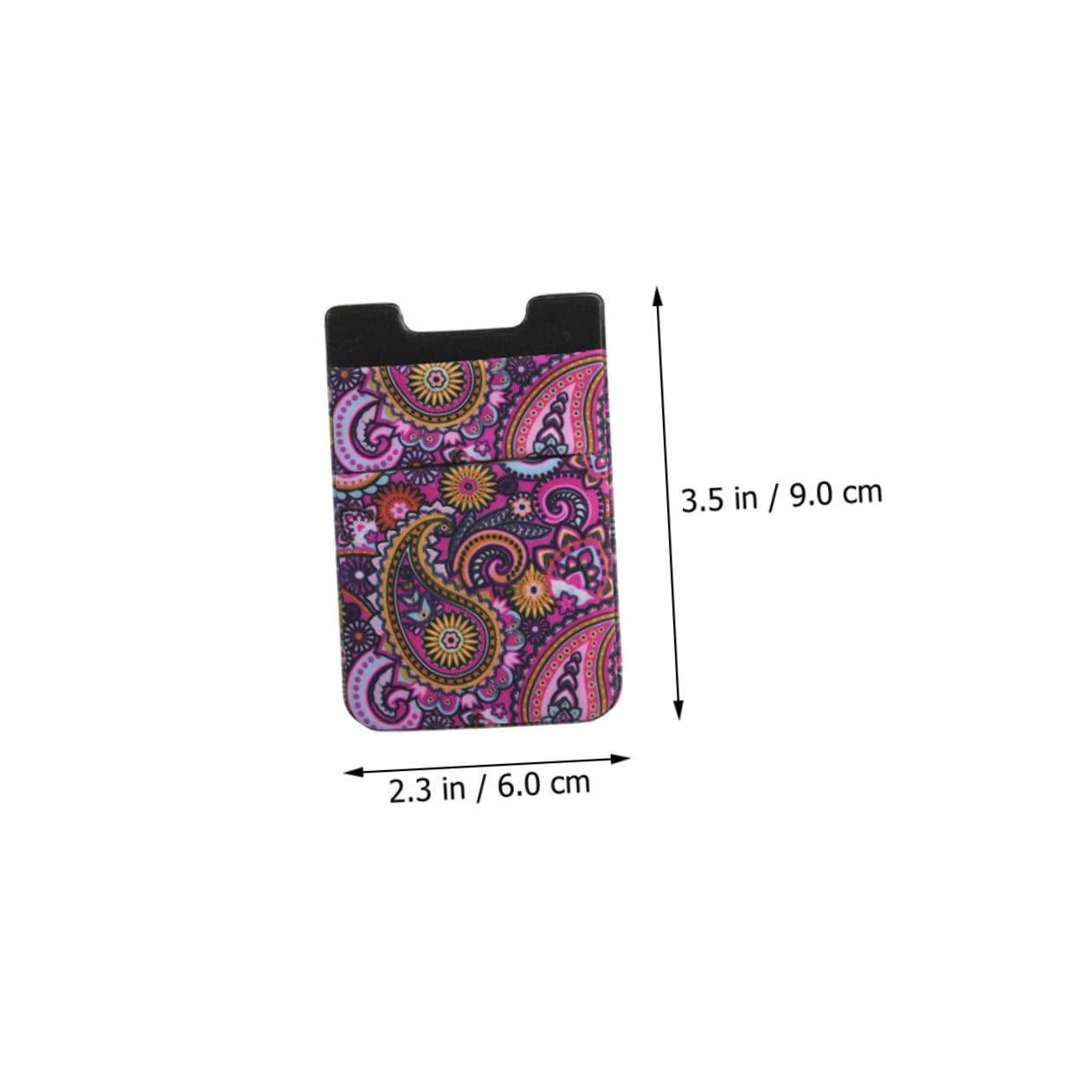 UKCOCO 5 Juegos de Fundas Adhesivas para La Trasera del Teléfono Inteligente Tarjetero Universal para Billetera Estuche de Almacenamiento para Tarjetas 2 Unidades X 5