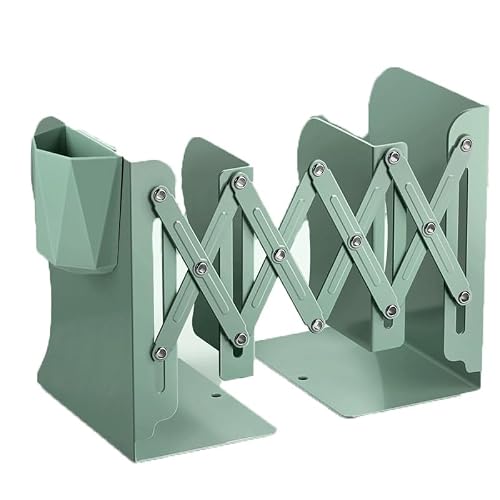 J9V4G6S3B5 Desktop File Rack Scalable Book Stand Pen Holder Fixed Bookshelf Desktop