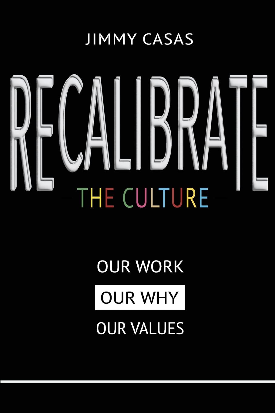 Recalibrate The Culture: Our Why...Our Work...Our Values