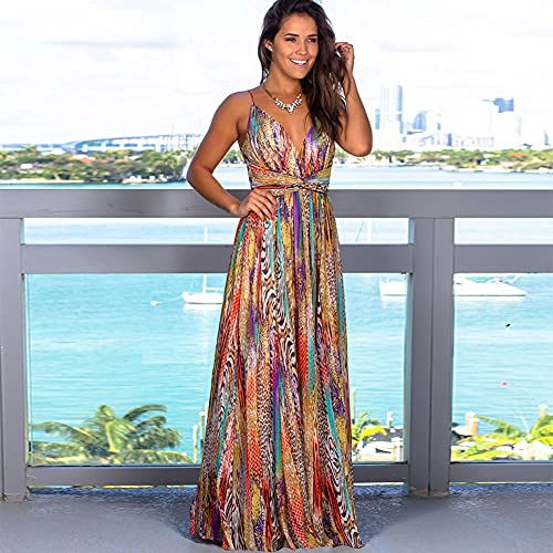 Women Transformer Convertible Multi Way Wrap V-Neck Wedding Bridesmaid Dress Halter Ombre Floral Long Evening Prom Maxi Dress4