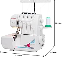 Vista 11 de Janome MOD-8933 Serger con Roscado Lay-In, 3 y 4 Roscas Convertible con Alimentación Diferencial