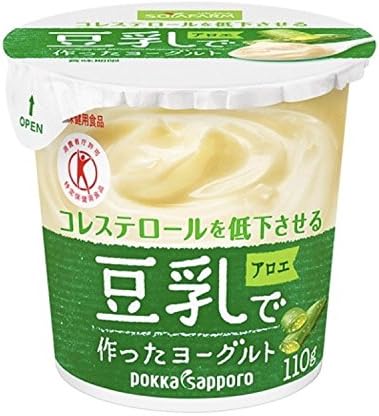 Amazon 豆乳で作ったヨーグルト フルーツ味 アロエ葉肉入り 110g 12コ クール便 ソヤファーム フルーツヨーグルト 通販