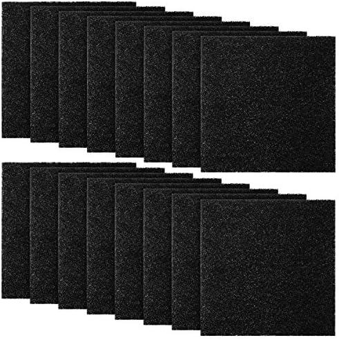 Compost Bin Filters, 16 Pieces Filters Compost Bin Replacement Filters, Compost Bin Filters Charcoal, Kitchen Activated Carbon Filters, Odor Absorbing Charcoal Filters (Style 2)