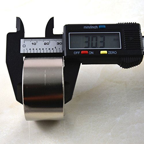 Aomag® 350Lbs Dia 50X30Mm Super Strong Rare Earth Neodymium N52 Round Disc Cylinder Magnet 2 X 1.18" (+/-0.05Mm) #TOP1