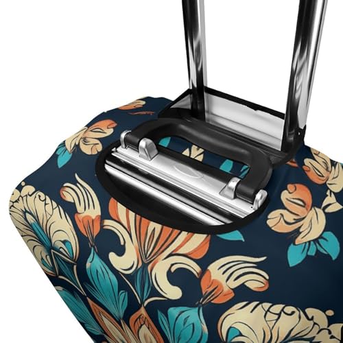 Housse de bagage anti-poussière fleurs L | Solution valise propre 48-81cm - 5