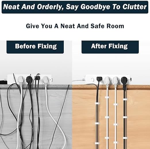 100 Pcs Cable Clips Nail 8mm Flat Ethernet Cable Wall Clip Cable with Steel Nails Tacks Coax Cable Clip Speaker