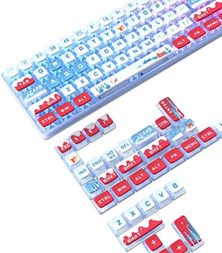 MAMBASNAKE 149 Klawiszy Zestaw Nakładek na Klawisze PBT,Profil ASA,ANSI US Układ Dla TKL/61/68/87/98/104/108 Klawiatury Mechanicznej,Kompatybilny z Przełącznikami Cherry MX Gateron Otemu Kailh Akko