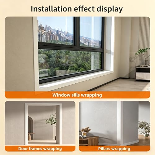 Protector de esquinas de PVC autoadhesivo para reparar y tapar cantos de muebles rotos 7