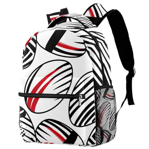Sac à dos de voyage enfant fini les fuites avec le porte-bouteille extérieur rugby