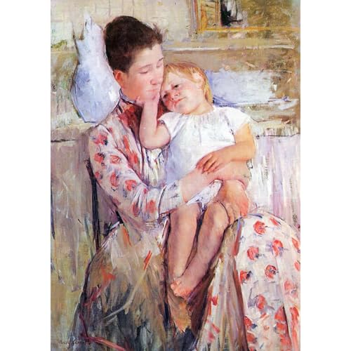 Impression giclée Cassatt motif mère et enfant amour maternel