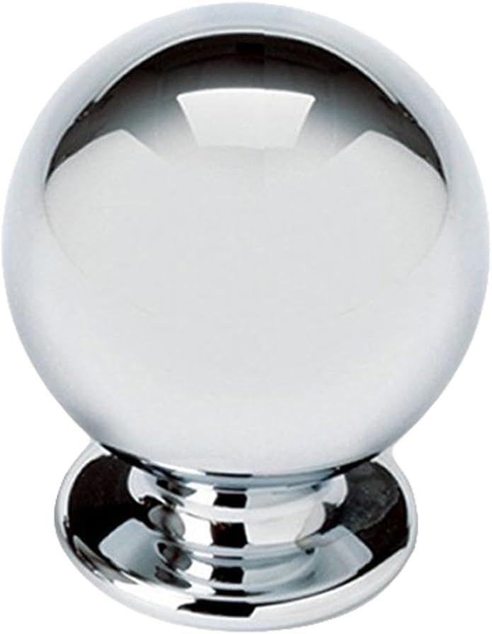 Alno 1 1/8" Knob, UNLACQUERED Brass