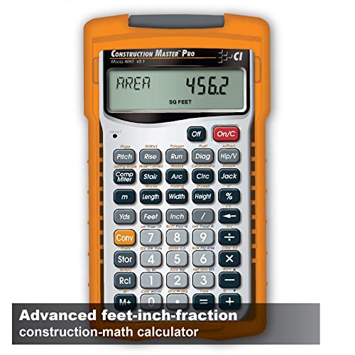 Construction Master Pro Calculator & Workbook for Construction Professionals | Site Development, Footings, Slabs, Walls