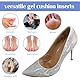 TIESOME 34 Stück High Heel-Kissen Anti-Rutsch, Anti Rutsch Pads Schuhe Schuhriemengriff Fersenpolster Silikon Fußstütze für Damen Sport Sneaker