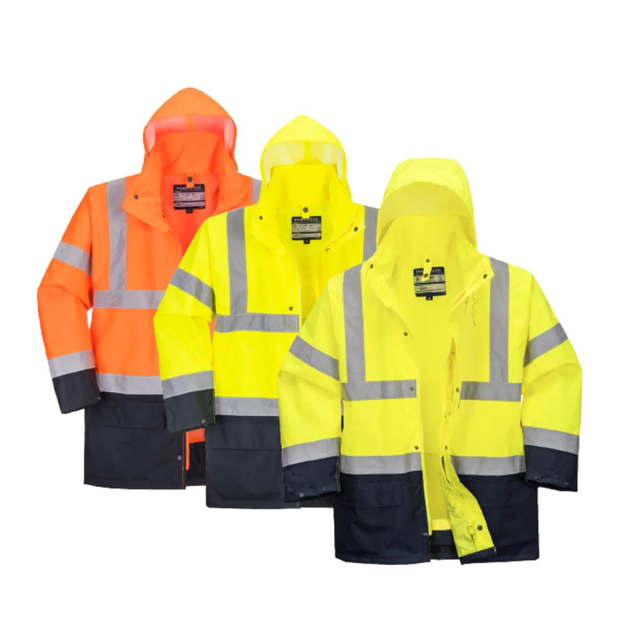 Portwest Giacca Essential Bicolore Hi-Vis 5 in 1
