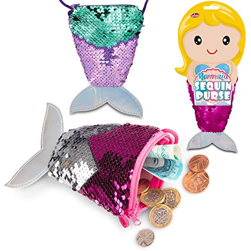 Tobar MERMAID SEQUIN PURSE, Assorted Designs and Colours, Medium