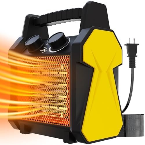 best outdoor space heaters that will transform your winter experience 5 Outdoor Heater for Patio - 1500W Electric Greenhouse Heater, Portable Electric Space Heating with Overheat Protection, PTC Ceramic 3 Modes Patio Heating for Garage, Greenhouse, Outdoor Use