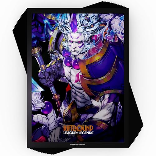Manchons Darius League of Legends Riftbound | 100 protège-cartes JCC Spiritforged