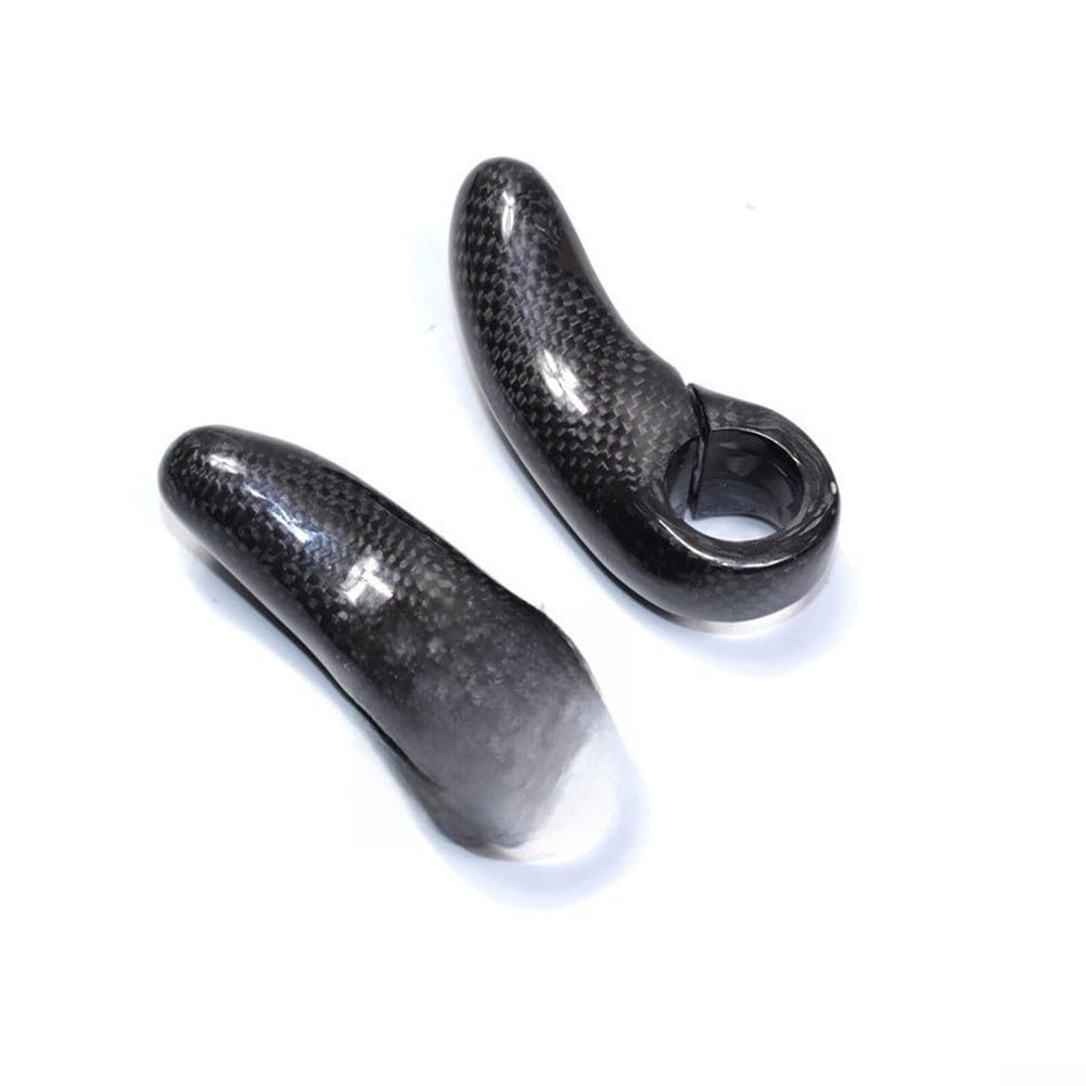 Terminali per Manubrio, in Fibra di Carbonio 3K, Nero, 90 mm, impugnature di Estensione per Manubrio della Bicicletta, con Serratura in Alluminio, per Piattaforma MTB e Ciclismo su Strada