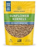 Good Sense Roasted No-Salt Shelled Sunflower Seeds, 16 Oz (Resealable Value Bag), 16 Oz (Pack Of 12)