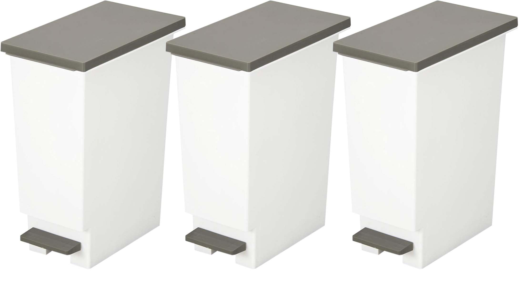 Amazon｜新輝合成 トンボ ネオカラー ゴミ箱 スリム 軽いペダルで