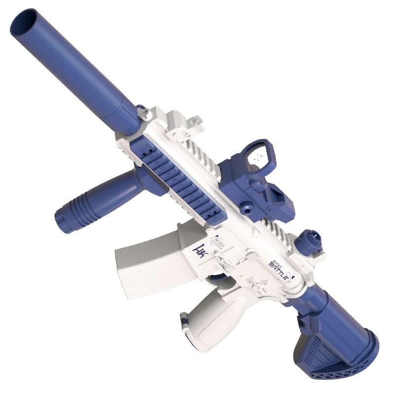 Image of MOROVIK Water Gun Toy with Automatic Water Absorption Function 25Ft Range | Self-Filling |High Pressure Mechanism Ideal Outdoor Toy for Pool & Beach Fun (Style 1) (Style 7)