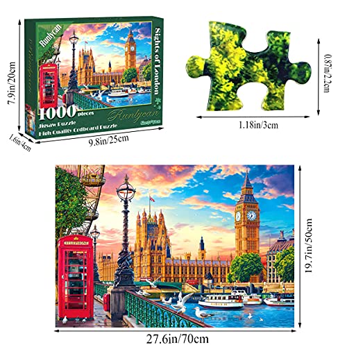 Jigsaw Puzzles 1000 Pieces - 1000 Piece Puzzles For Adults 1000 Pieces Puzzle Game Decompression Toys Gift Family Landscape Decoration Puzzle #TOP4