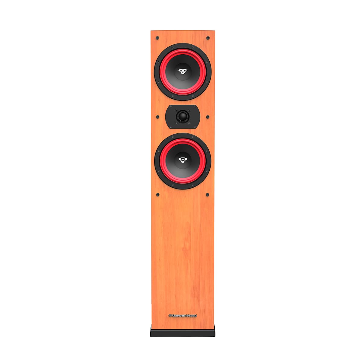 CERWIN-VEGA! Home Audio LA265C 6.5 inch 265 Watts 2.5-Way Tower Speakers (Cognac)