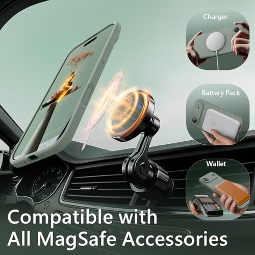 Image of FireNova Magnetic for iPhone Air Case, Compatible with MagSafe, [Integrated Silicone Camera Control Button] [Camera Protection] Microfiber Lining Phone Case for iPhone 17 Air, 6.5 inch, Calke Green