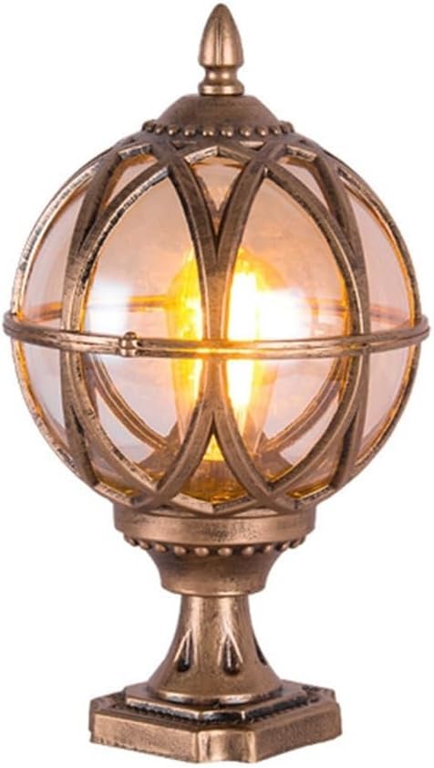 Lampes de paysages de poteau résolvant le manque de lumière dans les allées sombres de villa