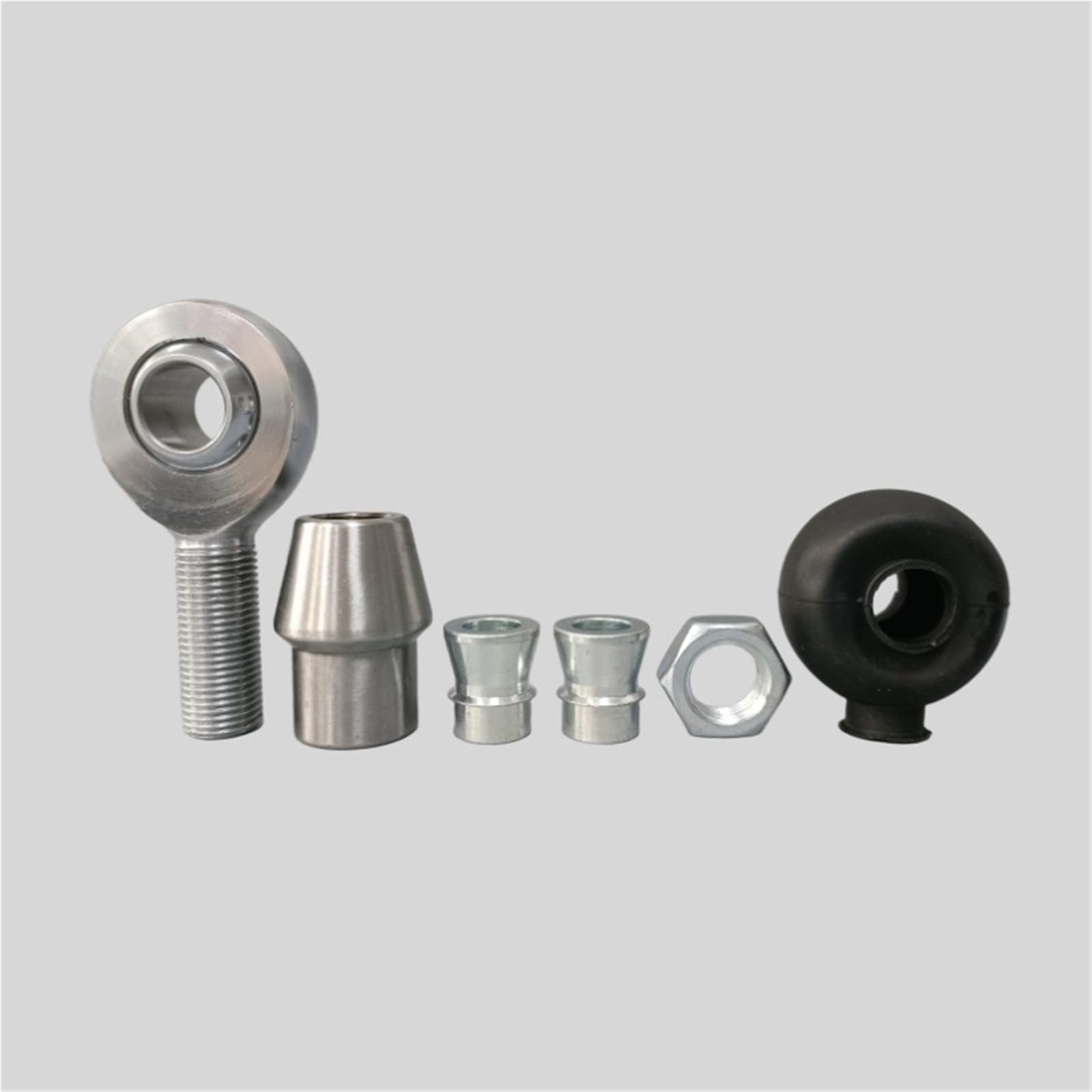 Rotule de Direction Kit de joint d'extrémité tige taille métrique M8, M10, M12, M14, M16, extrémité + entretoise + gaine en caoutchouc + écrou + bonde soudable(M14 Left Thread)