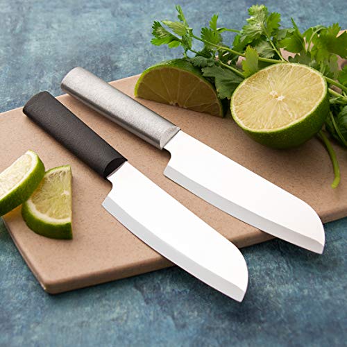 Rada Cutlery Cook’s Utility Knife – Stainless Steel Blade With Aluminum Handle Made In The Usa, 8-5/8 Inch #TOP4