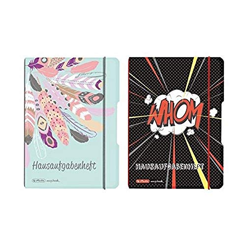 Preisvergleich Produktbild Herlitz 11416047 Aufgabenhefte und Mitteilungshefte Hausaufgabenheft A5 2in1