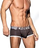 Croota Men's Check Pattern Low Rise Boxer Briefs, NA01M