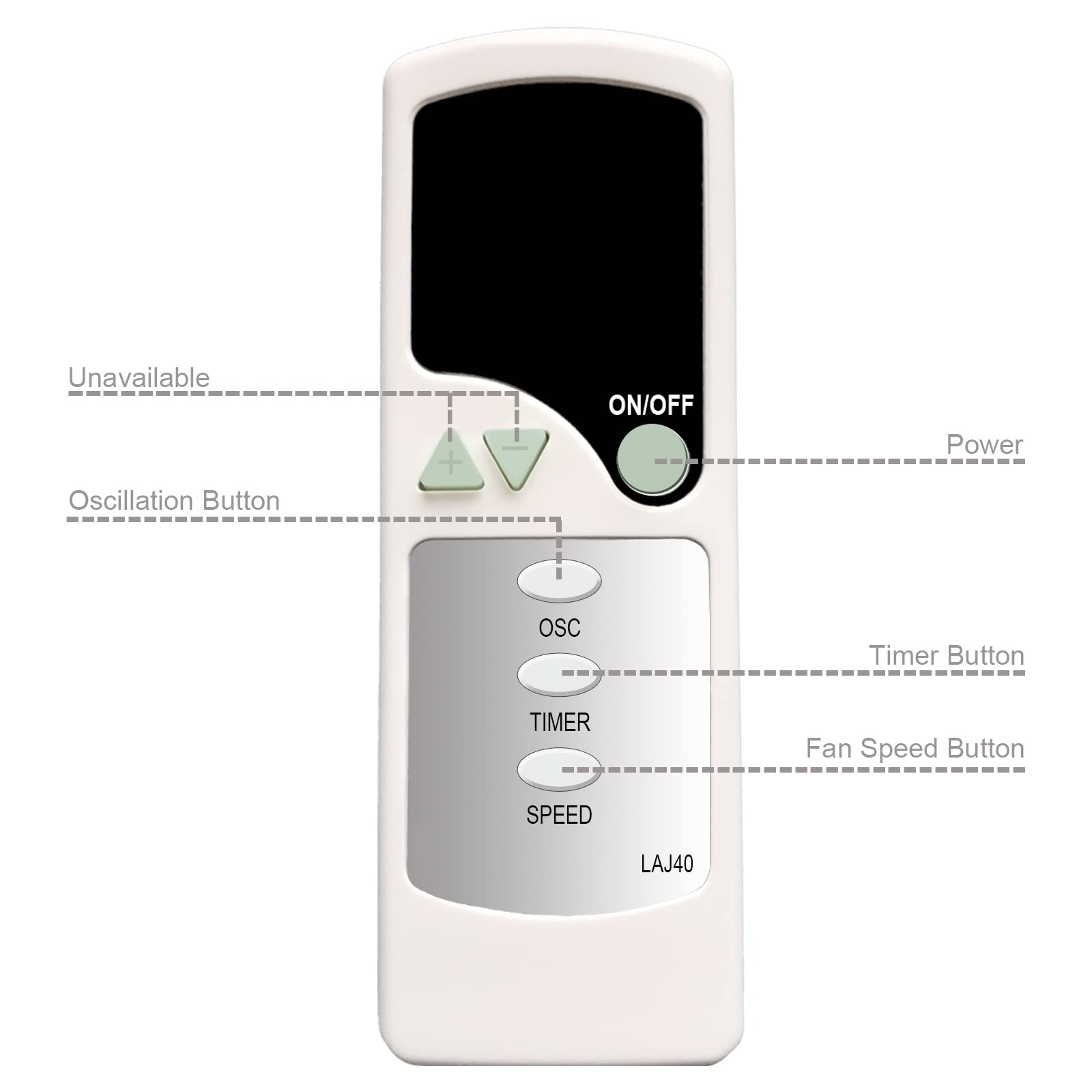 Amazon.com: Replacement Remote Control for Lasko 2033659A 2033659