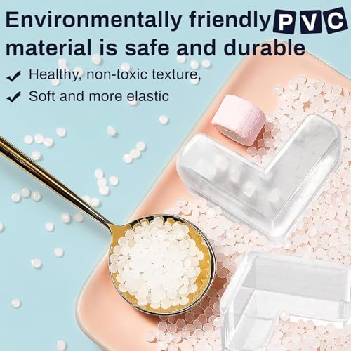 Image of Pack of 10 Silicone Corner Protectors | Baby Proofing Edge & Corner Guards for Sharp Edges, Table, Bed & Furniture | Child Safety Cushion for Baby Proofing