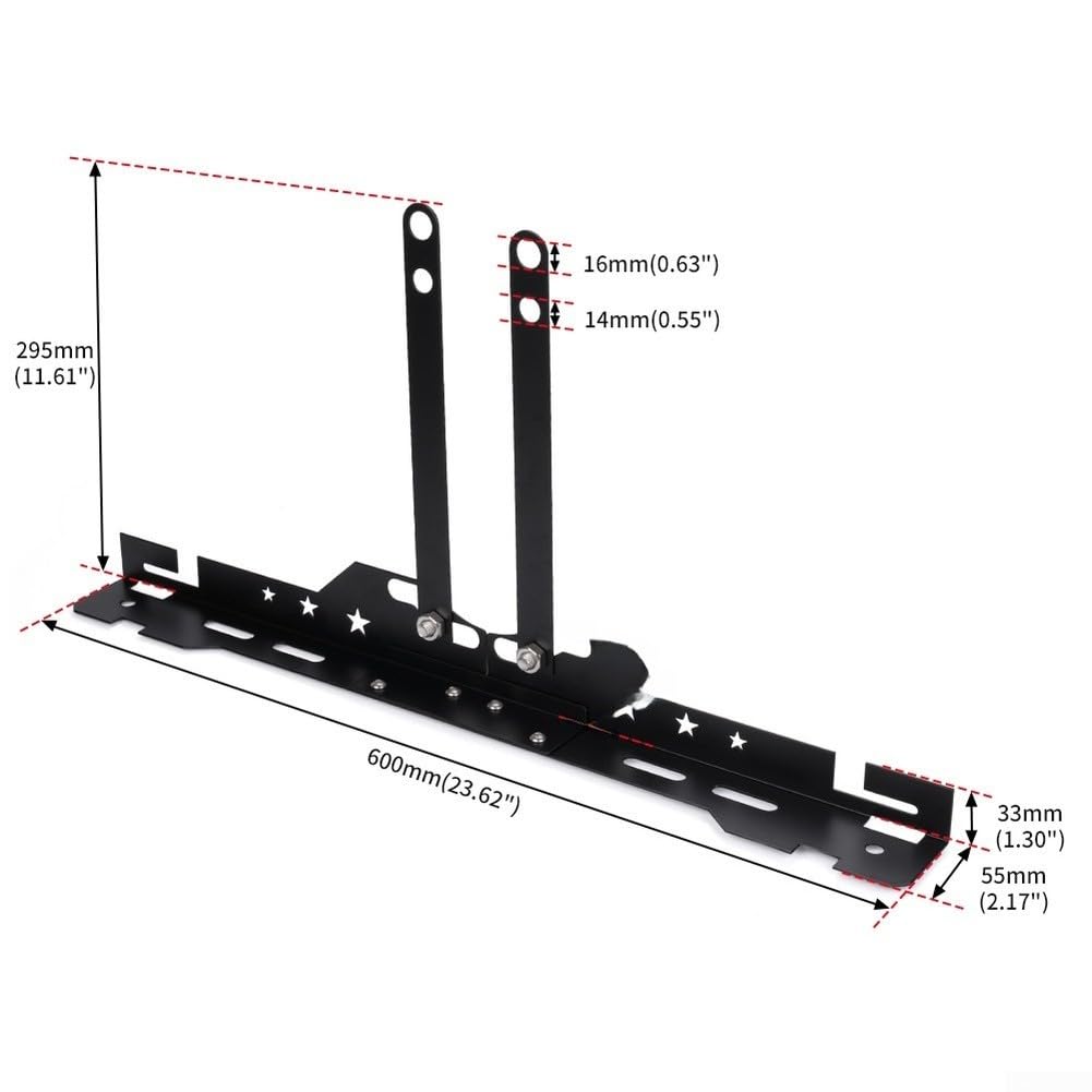 Kit di strumenti di allineamento a quattro ruote in acciaio resistente per veicoli Regolatore di livellamento pneumatici con calibrazione accurata per manutenzione auto e camion Uso professionale