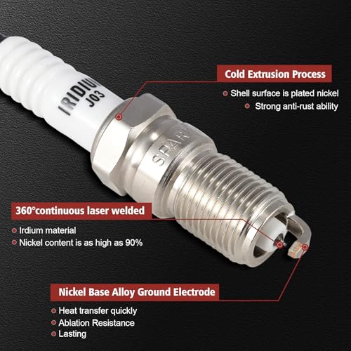 KacuYelin DG508 Ignition Coil Pack & Iridium Spark Plugs Compatible with Ford Mustang F150 F250 F350 E150 E250 Lincoln Mercury Expedition 4.6L 5.4L V8 1997-2011 DG508 Coil Pack Sets of 8 - Thumbnail 3