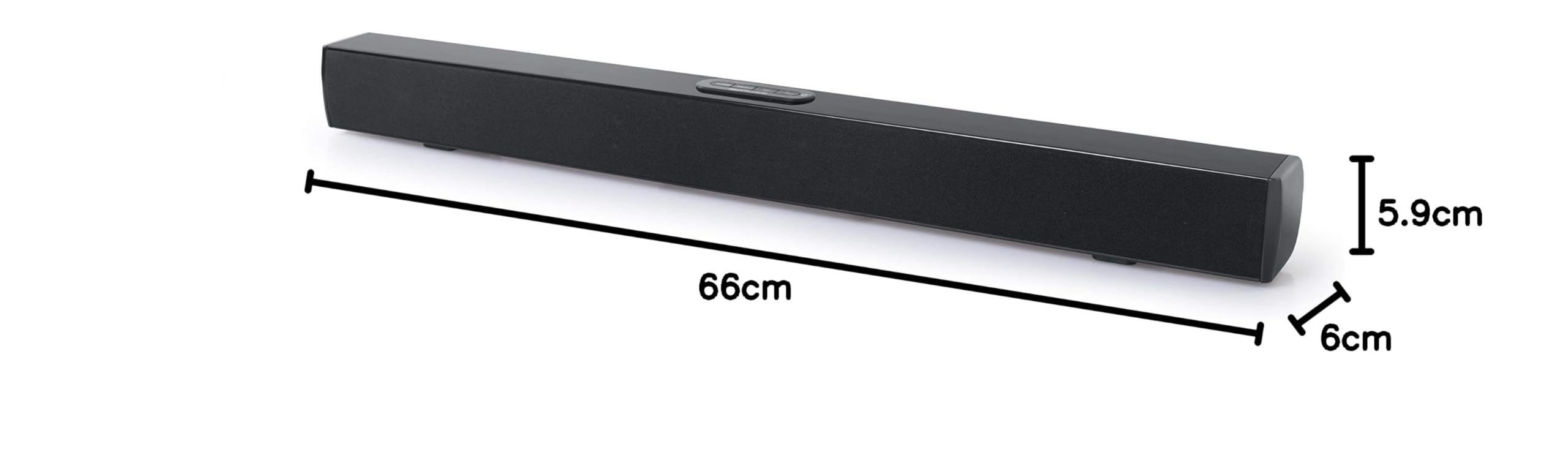 Muse 1520 SBT Altoparlante tv con bluetooth, 50 W, Nero