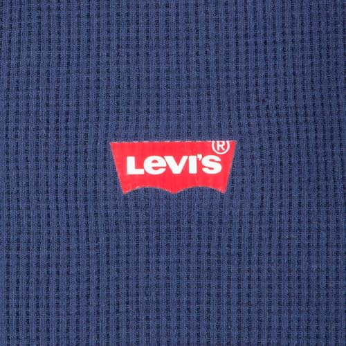Levi's Boys' Long Sleeve Henley Waffle Knit Shirt3
