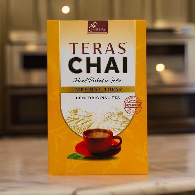 Teras Chai Imperial Topaz | Black Tea | Assam and Darjeeling | Premium Flavour | Strong and Sweet | 1Kg (B0CFQLH1G7) Amazon Price History, Amazon Price Tracker