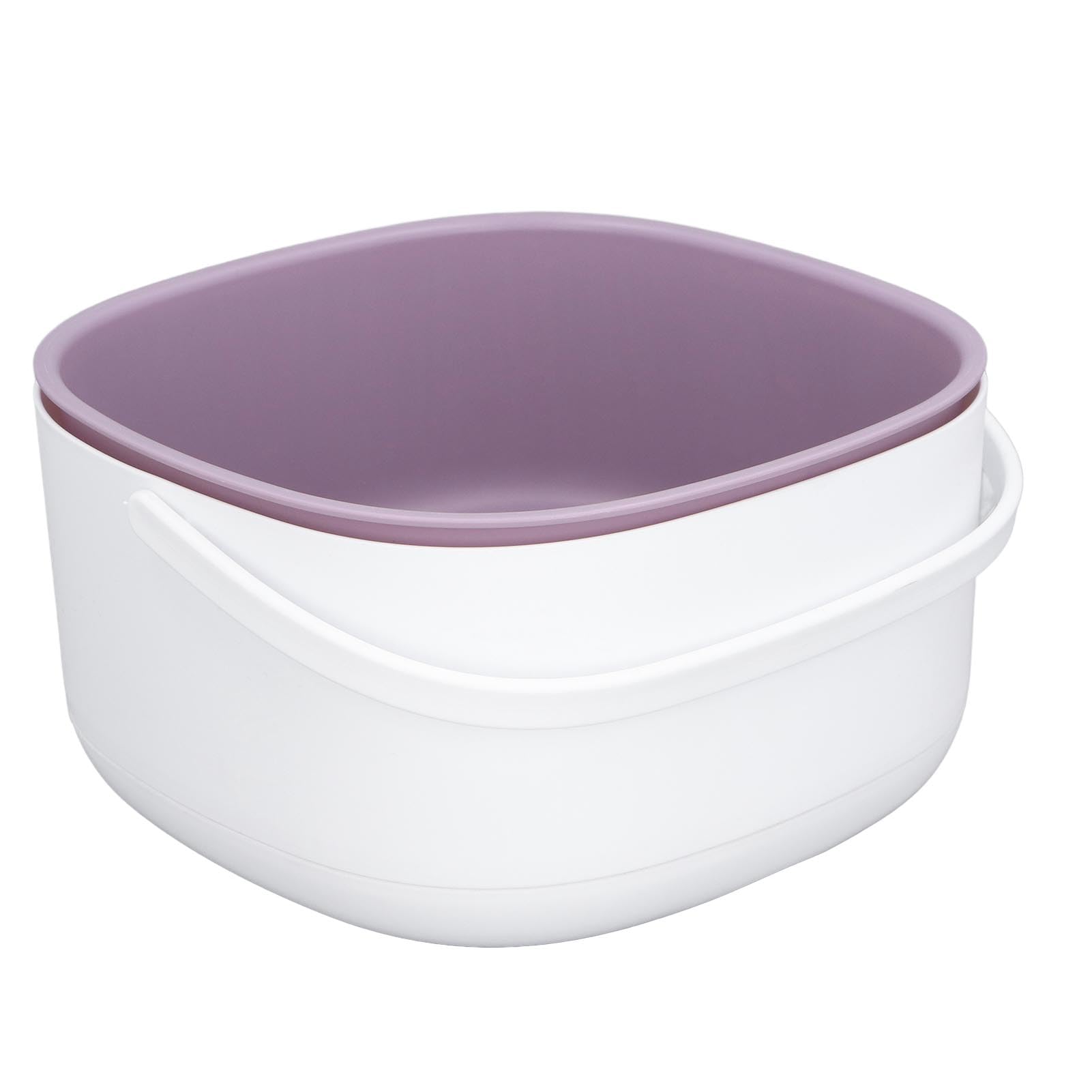 Baschi di lavaggio di frutta e verdura elettrica Purificatore di drenaggio a doppio strato per cucina per alimenti efficienti per la pulizia degli ingredienti PP 23x23x13cm