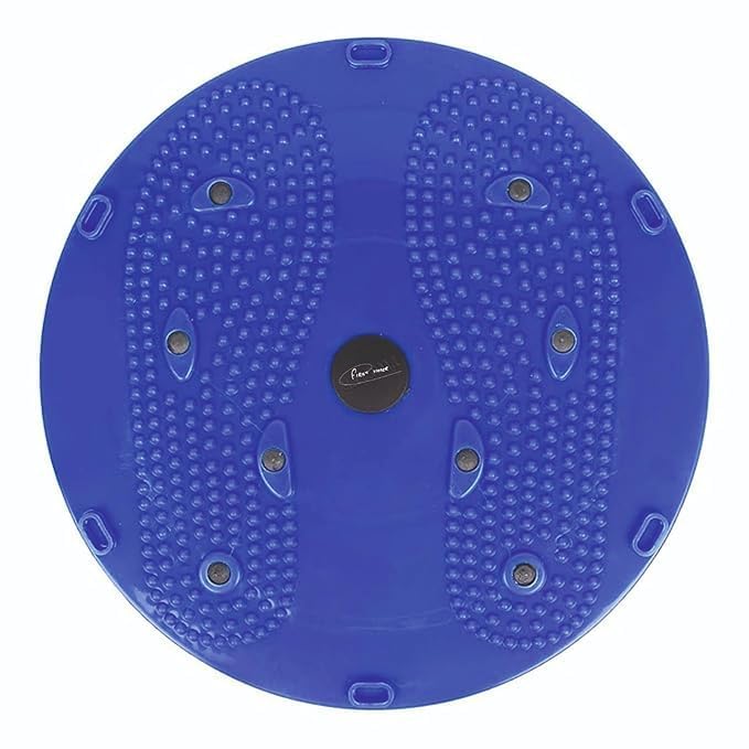 Tummy Twister, Tummy Trimmer & Abs Roller Combo | 3-in-1 Home Gym Fitness Equipment for Men & Women | Non-Slip Exercise Machine for Abs, Core & Full Body Workout (Blue)-image-25